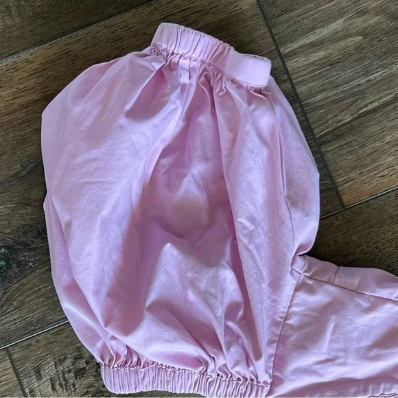 Abercrombie & Fitch Women’s Puffed Sleeve Top Pink Size Small - Picture 4 of 10